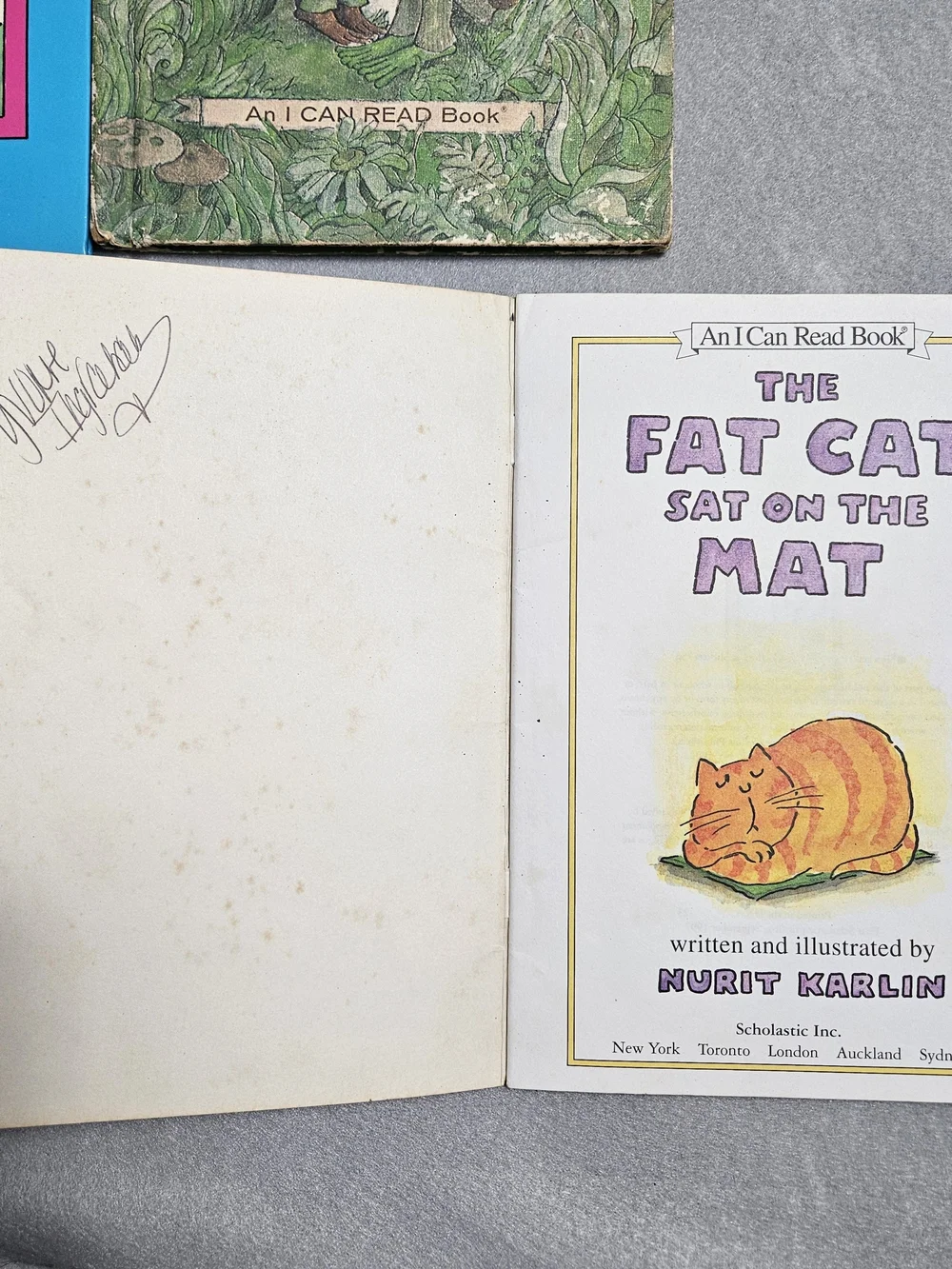 Vintage Hardcover An I Can Read Childrens Book Lot